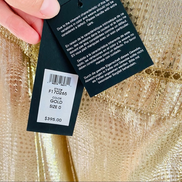 Rachel Zoe Ruffled One-Shoulder Jacquard Dress NWT - Picture 10 of 16